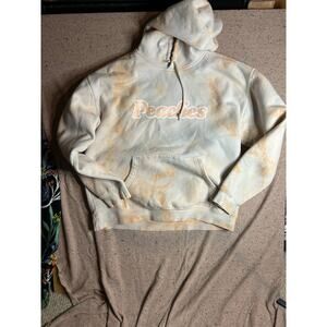 Justin Bieber Peaches Hoodie XL Tie Dye Justice Tour Merch Pullover